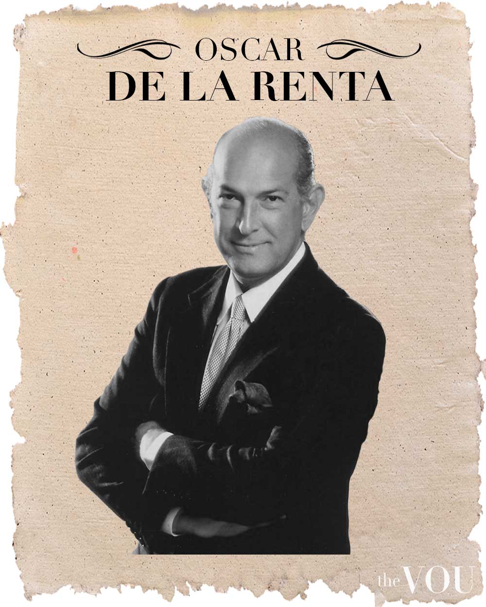 Oscar de la Renta Fashion Designer